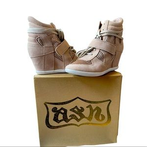 Rare Ash Limited BOWIE Wedge Sneaker SZ 39 Tan
